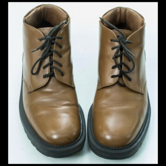 Bannana Republic Boots Men Leather Brown Sz 12 D M Tall Leather Boots for Men | Banana Republic main image 4